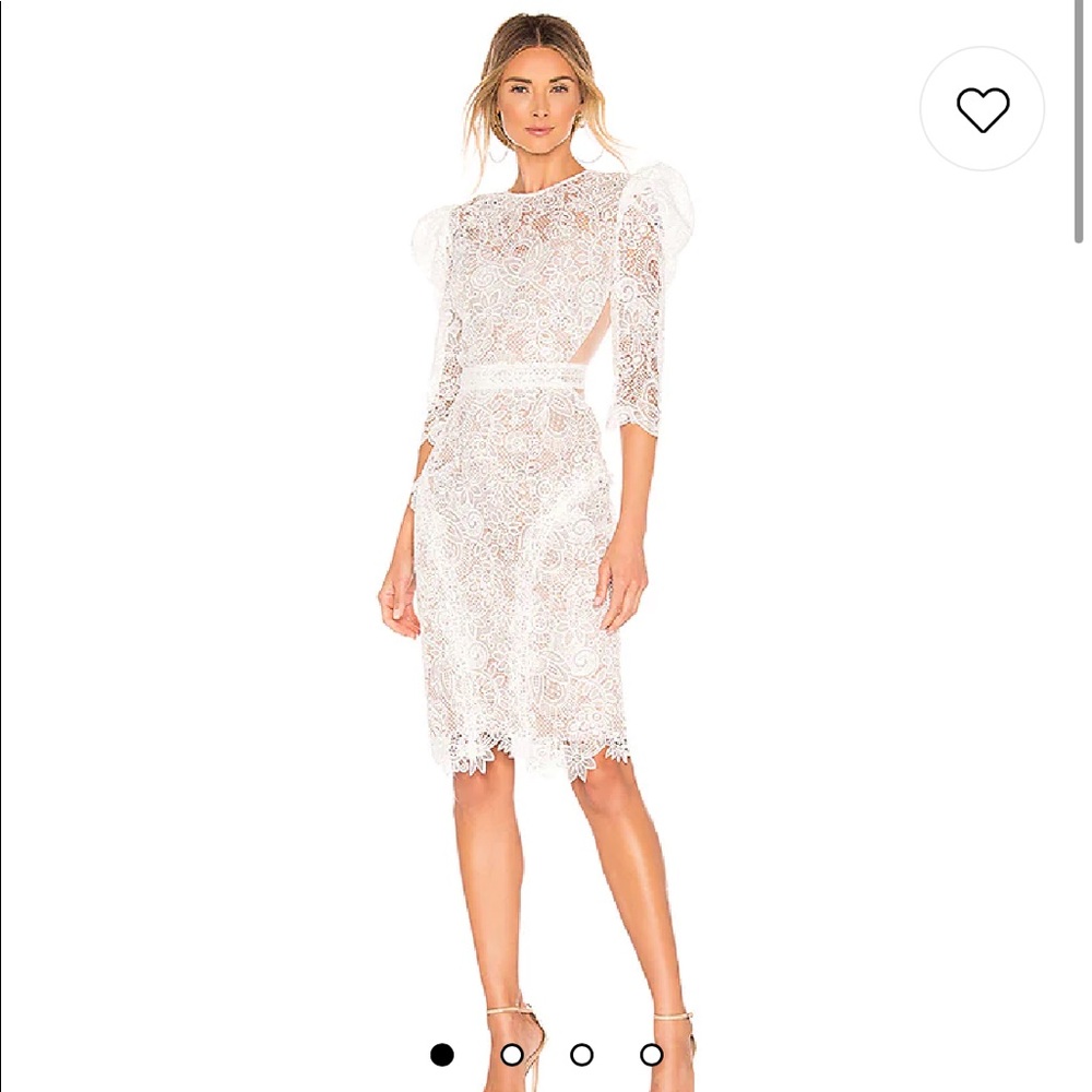 Bronx and Banco Medeleine Dress in White